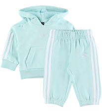 adidas Performance Sweatsæt - I 3S FL HD JOG - Halmin/White adidas Performance Sweatsæt - I 3S FL HD JOG - Halmin/White