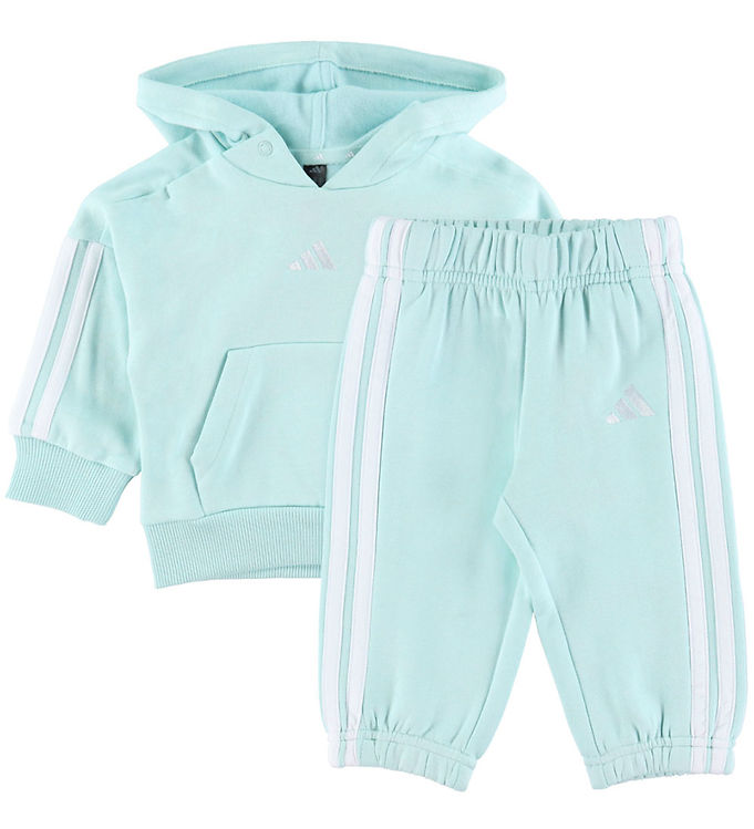 adidas Performance Sweatsæt - I 3S FL HD JOG - Halmin/White