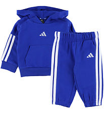 adidas Performance Sweatsæt - I 3S FL HD JOG - Royblu/White/Whit adidas Performance Sweatsæt - I 3S FL HD JOG - Royblu/White/Whit