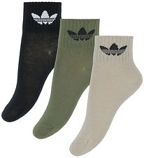 adidas Originals Ankelstrømper - 3-pak - Stokha/Focoli/Black adidas Originals Ankelstrømper - 3-pak - Stokha/Focoli/Black