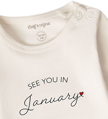 That's Mine Bodysuit l/s - See you in January