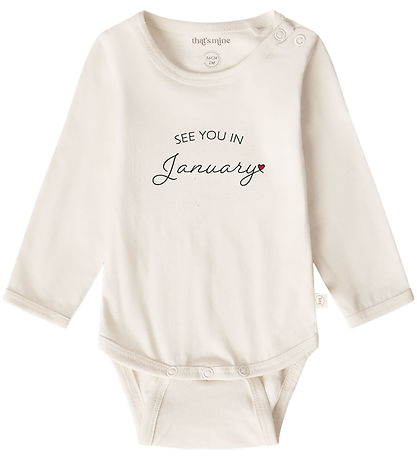 That's Mine Bodysuit l/s - See you in January