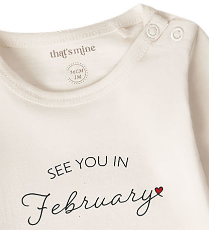 That's Mine Bodysuit l/s - See you in February