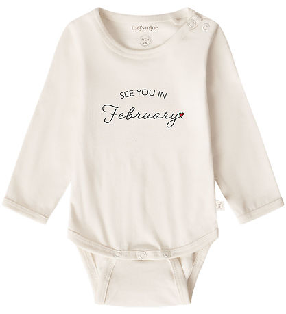 That's Mine Bodysuit l/s - See you in February