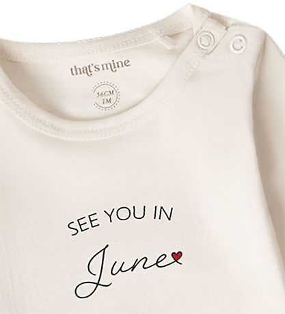 That's Mine Bodysuit l/s - See you in June