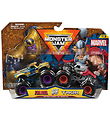Monster Jam Truck - 1:64 - Marvel - 2-pak - Thanos vs Thor Monster Jam Truck - 1:64 - Marvel - 2-pak - Thanos vs Thor