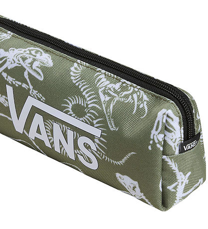 Vans Pencil Case - Old Skool Pencil Pouch - Loden - Green/White
