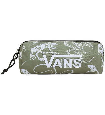 Vans Pencil Case - Old Skool Pencil Pouch - Loden - Green/White