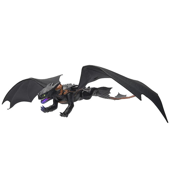 How To Train Your Dragon Movie Plasma Blast Nightfury Figur - 4+år
