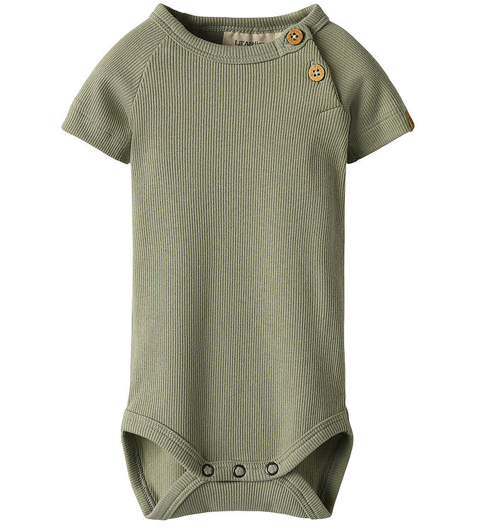 Lil' Atelier Body k/æ - Rib - NbmGago - Seagrass