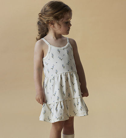 Lil' Atelier Dress - NmfGayo - Coconut Milk/Forget Me Not