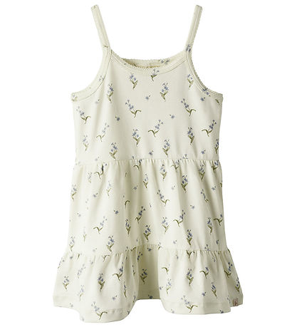 Lil' Atelier Dress - NmfGayo - Coconut Milk/Forget Me Not