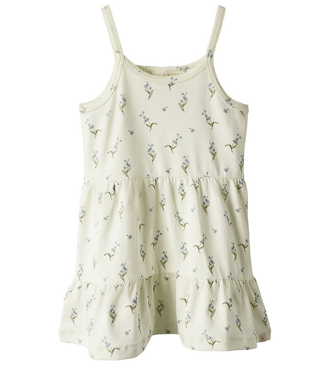 Lil' Atelier Kjole - NmfGayo - Coconut Milk/Forget Me Not