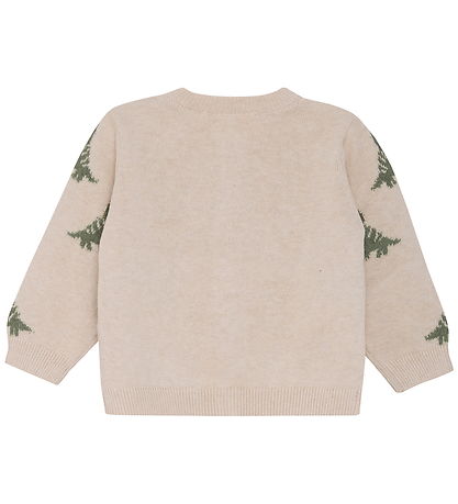 Minymo Cardigan - Strik - Light Beige Melange