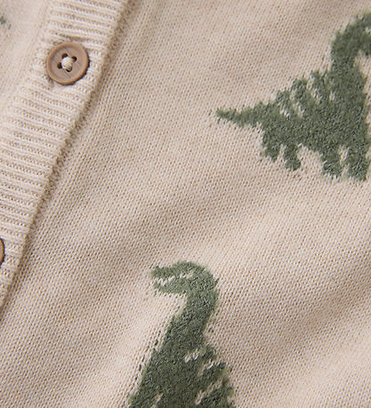 Minymo Cardigan - Strik - Light Beige Melange