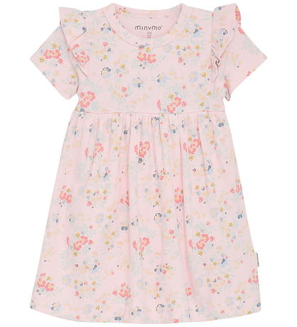 Minymo Kjolebody - Viskose/Bomuld - Rib - Rosen Quartz