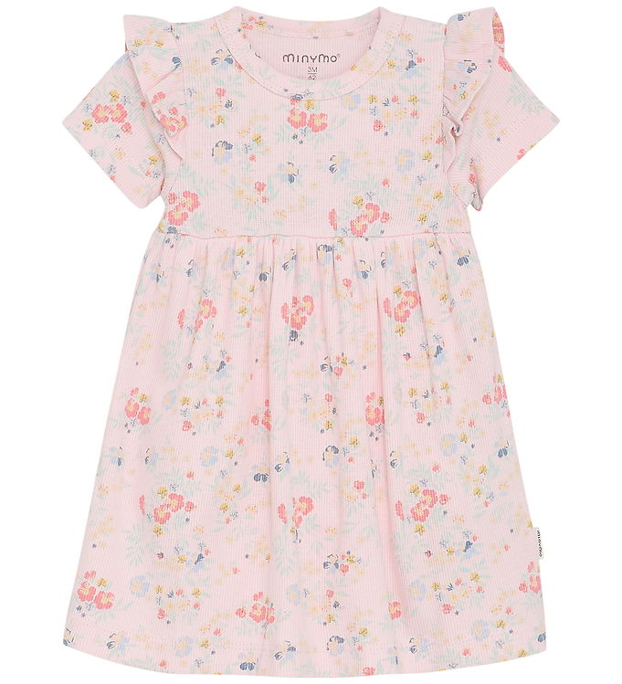 Minymo Kjolebody - Viskose/Bomuld - Rib - Rosen Quartz