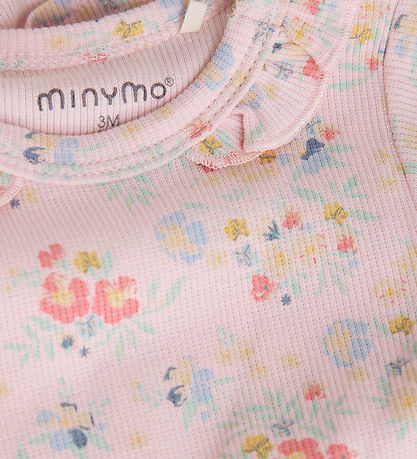 Minymo Body k/æ - Viskose/Bomuld - Rib - Rosen Quartz