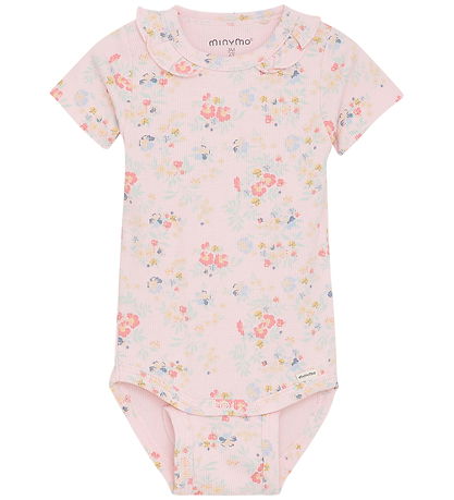 Minymo Body k/æ - Viskose/Bomuld - Rib - Rosen Quartz Minymo Body k/æ - Viskose/Bomuld - Rib - Rosen Quartz