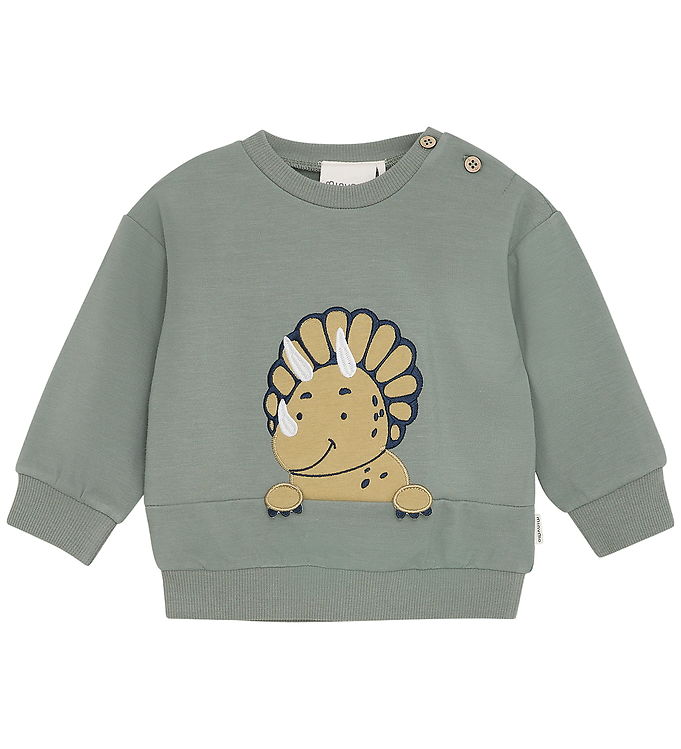 Minymo Sweatshirt - Viskose/Bomuld - Sea Spray