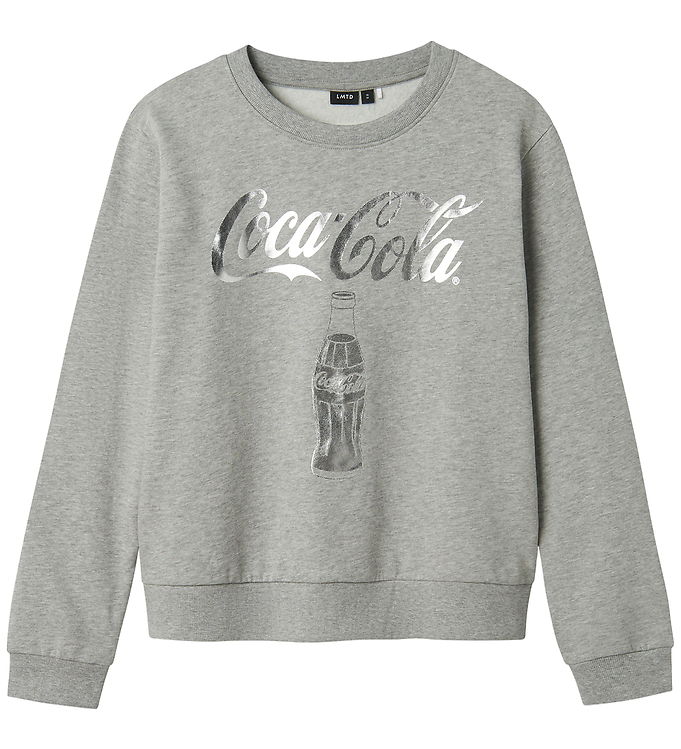 LMTD Sweatshirt - NlfSusi CocaCola - Gråmeleret