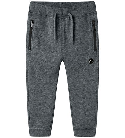 Name It Sweatpants - Noos - NmmVimo - Mørkegråmeleret