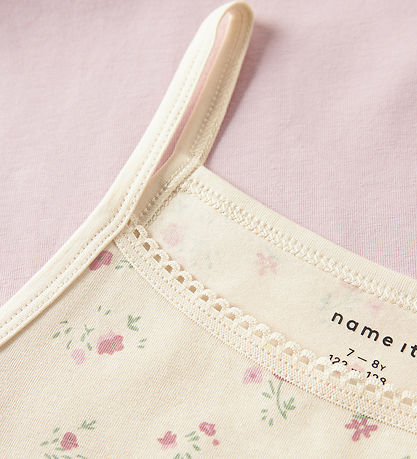 Name It Undertrøjer - Noos - NkfStrap - 2-pak - Turtledove/Lilac