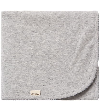 MarMar Baby Blanket - 80x80 cm - Alida - Noos - Light Grey Melan
