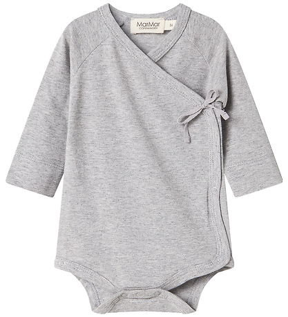 MarMar Bodysuit l/s - Belita - Noos - Light Grey Melange