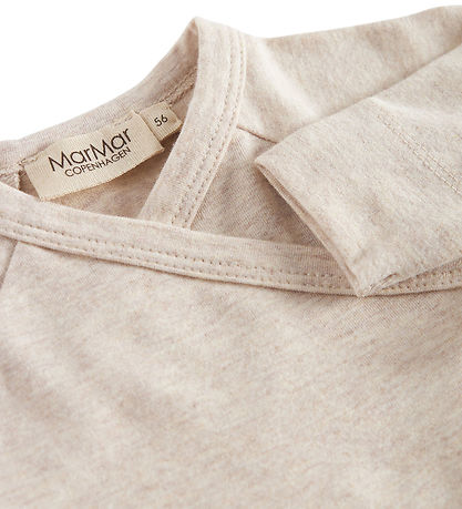 MarMar Bodysuit l/s - Belita - Noos - Light beige melange