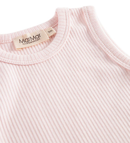MarMar Bodysuit Sleeveless - Rib - Sleeveless - Noos - Pink