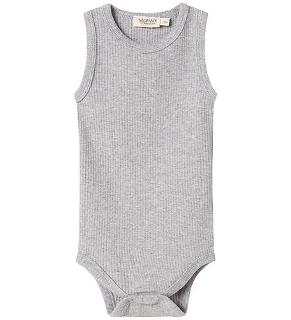 MarMar Bodysuit Sleeveless - Rib - Sleeveless - Noos - Light Gre