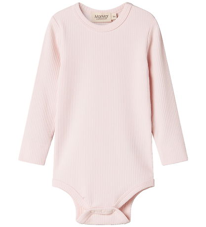MarMar Bodysuit l/s - Rib - Modal - Noos - Pink