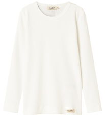 MarMar Bluse - Rib - Plain - Noos - Gentle White MarMar Bluse - Rib - Plain - Noos - Gentle White