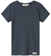 MarMar T-shirt - Rib - Modal - Noos - Blå MarMar T-shirt - Rib - Modal - Noos - Blå