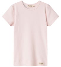 MarMar T-shirt - Rib - Modal - Noos - Rosa MarMar T-shirt - Rib - Modal - Noos - Rosa
