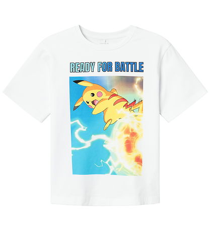 Name It T-shirt - NkmSkylar - Pokémon - Bright White