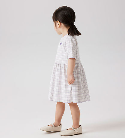 Name It Dress - Rib - NmfFiona - Bright White/Stripes