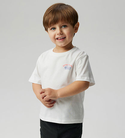 Name It T-shirt - NmmDartin - Bright White/Burger Lover