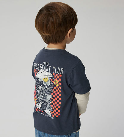 Name It T-shirt - NmmDartin - Ombre Blue/Breakfast Club Name It T-shirt - NmmDartin - Ombre Blue/Breakfast Club