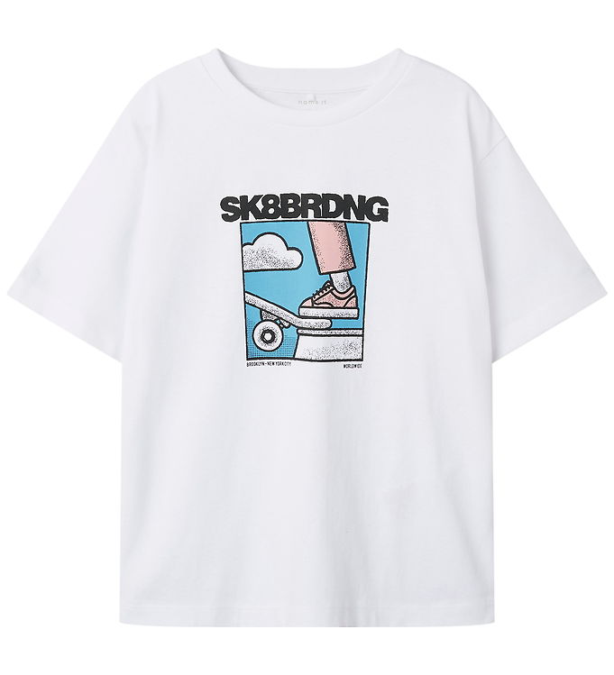 Name It T-shirt - NkmSaldur - Bright White
