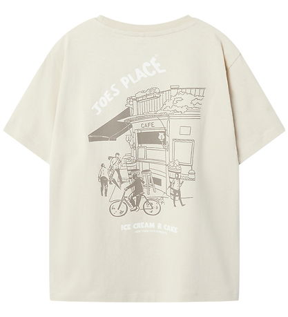Name It T-shirt - NkmSaldur - Brown Rice Name It T-shirt - NkmSaldur - Brown Rice