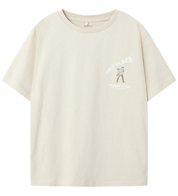 Name It T-shirt - NkmSaldur - Brown Rice