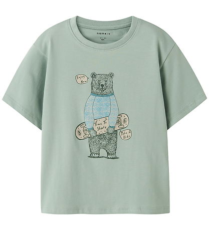 Name It T-shirt - NmmLinden - Jadeite