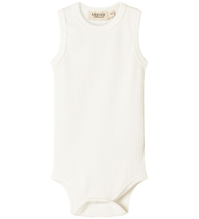 MarMar Body u/æ Rib Sleeveless Noos - Gentle White