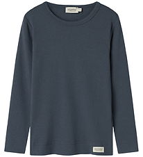 MarMar Bluse - Rib - Plain - Noos - Blå MarMar Bluse - Rib - Plain - Noos - Blå