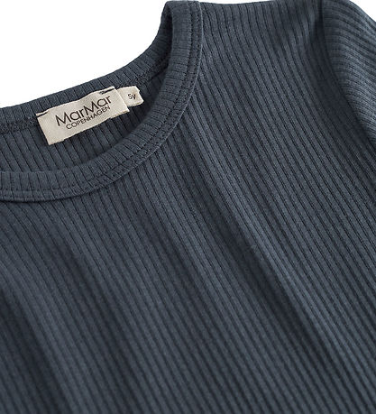 MarMar Blouse - Rib - Plain - Noos - Blue