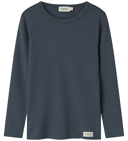 MarMar Blouse - Rib - Plain - Noos - Blue
