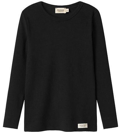 Blouse MarMar - Rib - Plain - Non - Noir