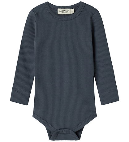 MarMar Bodysuit l/s - Rib - Modal - Noos - Blue